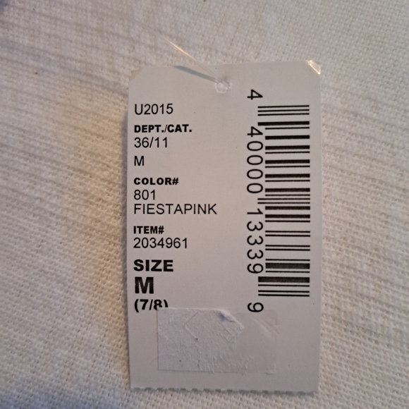 Place girls size 7/8 pink bolero sweater 3/4 sleeve tulle trim, New - Picture 6 of 6